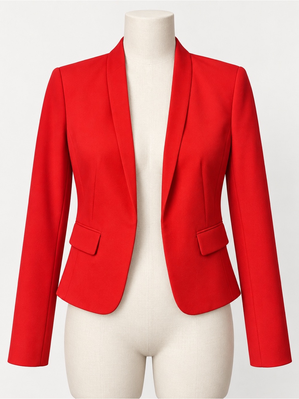 Halogen Vibrant Red Women's Blazer